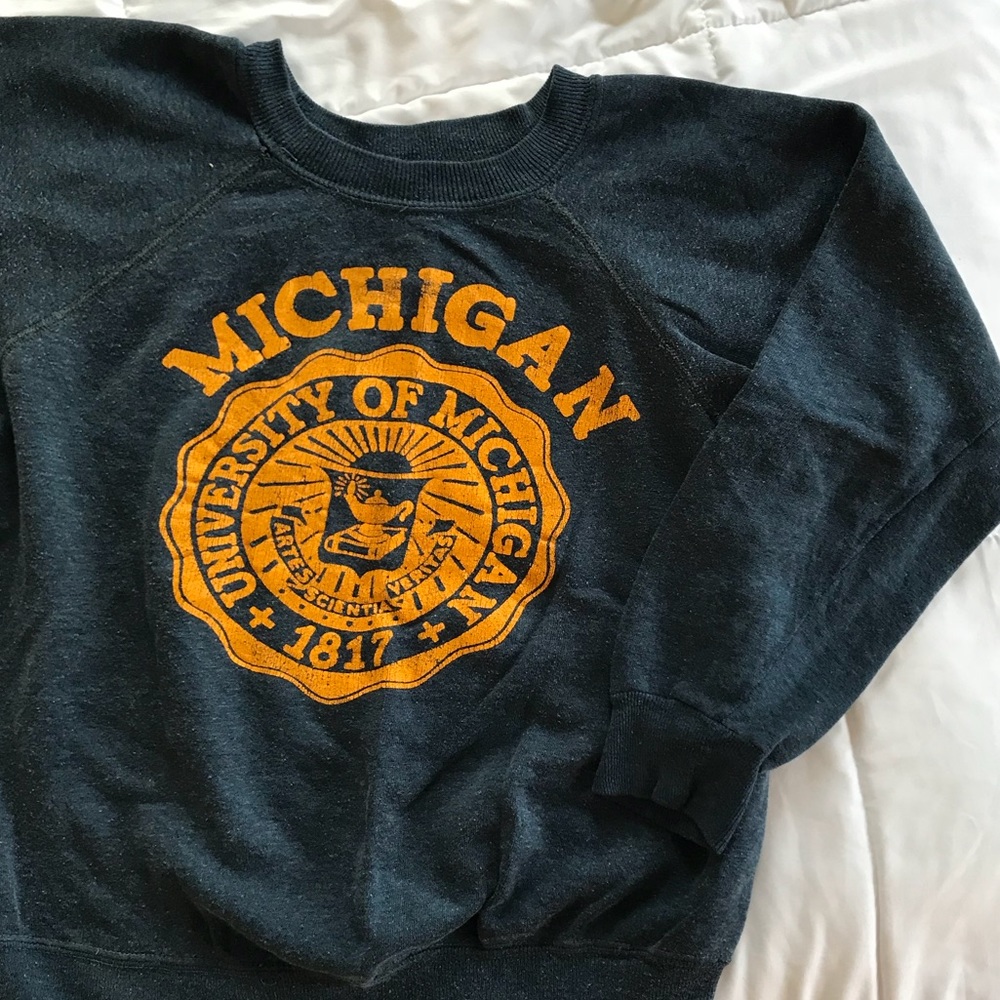 Vintage Michigan crewneck sweater